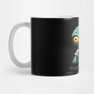 Funny mini zombie halloween Mug